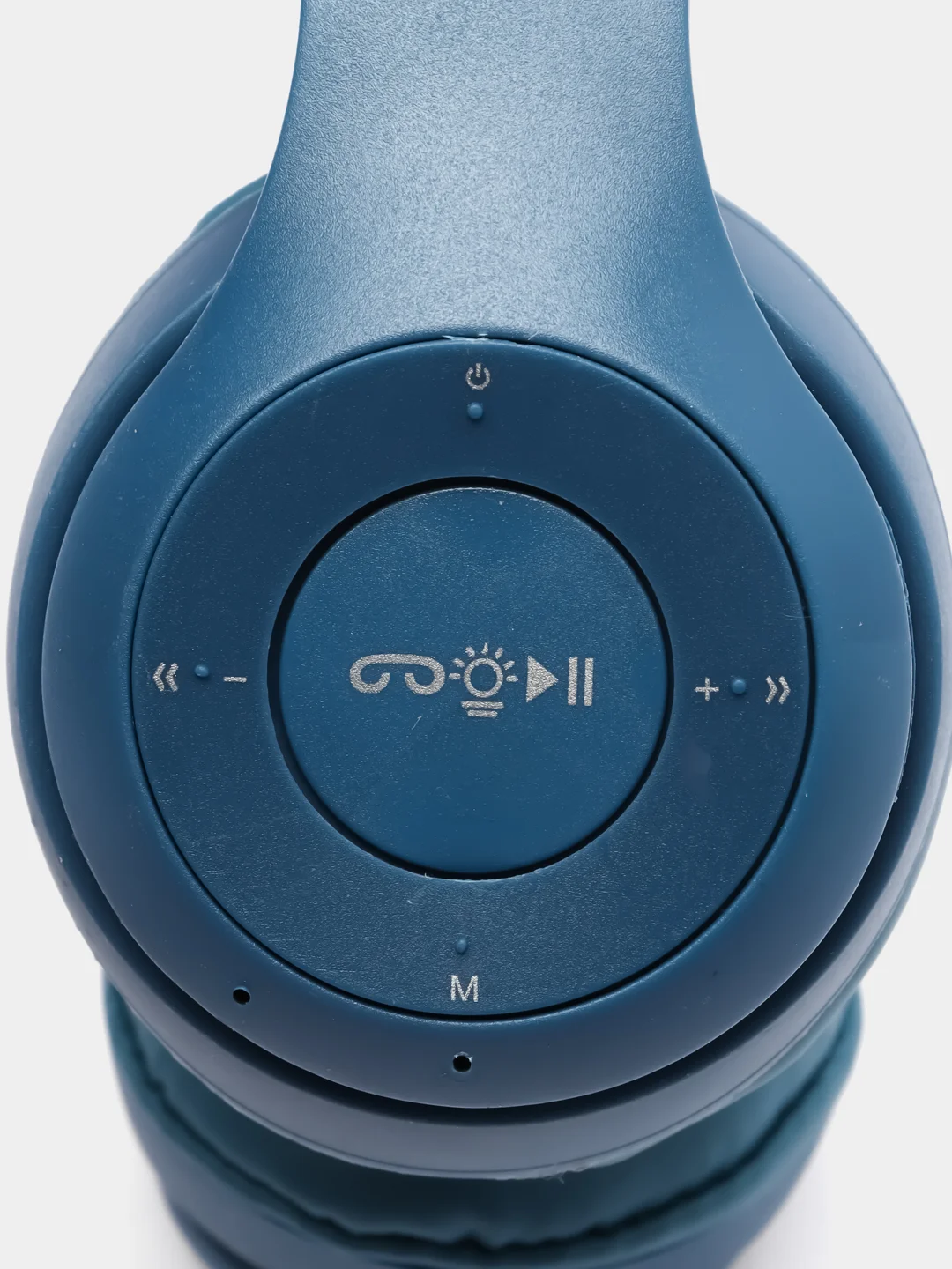 Синий беспроводные наушники светящиеся ушки кошки MZ-P47 Bluetooth 5.0 с микрофоном, FM SD Mp3
