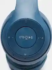 Синий беспроводные наушники светящиеся ушки кошки MZ-P47 Bluetooth 5.0 с микрофоном, FM SD Mp3