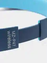 Синий беспроводные наушники светящиеся ушки кошки MZ-P47 Bluetooth 5.0 с микрофоном, FM SD Mp3