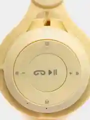 Желтый беспроводные наушники Y08 Bluetooth 5.0 с микрофоном, FM SD Mp3