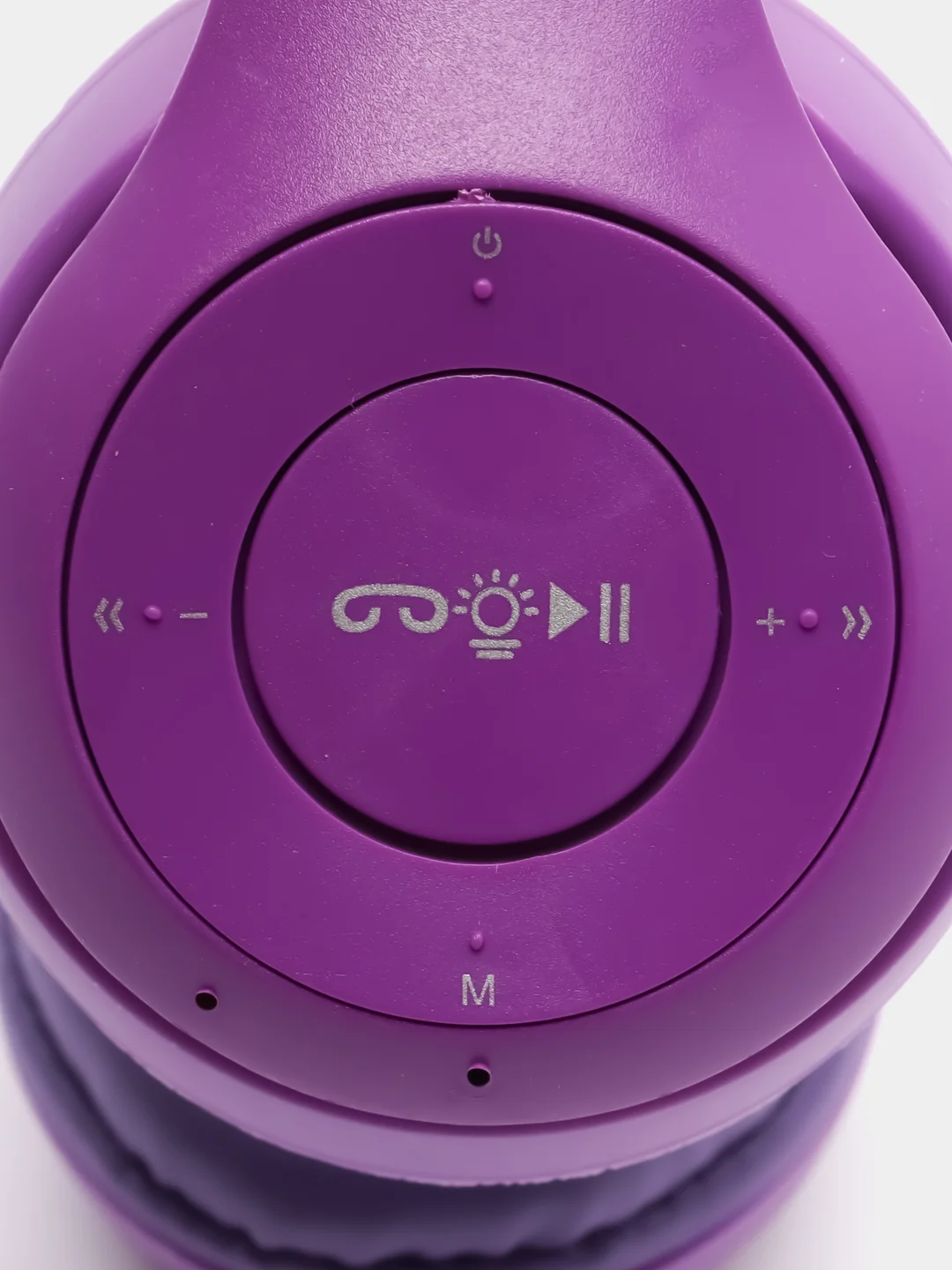 Фиолетовый беспроводные наушники светящиеся ушки кошки MZ-P47 Bluetooth 5.0 с микрофоном, FM SD Mp3
