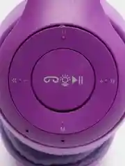 Фиолетовый беспроводные наушники светящиеся ушки кошки MZ-P47 Bluetooth 5.0 с микрофоном, FM SD Mp3