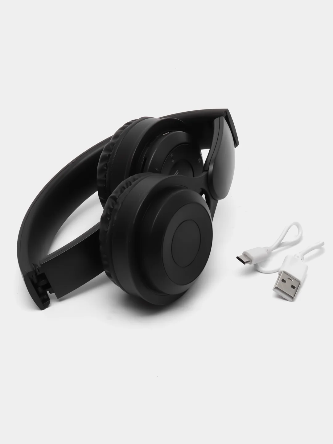 Черный беспроводные наушники Y08 Bluetooth 5.0 с микрофоном, FM SD Mp3