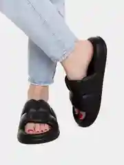 Черный сланцы женские для бассейна, пляжные, 8 цветов