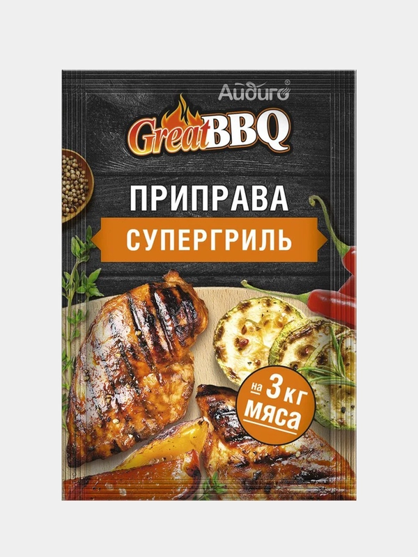 Айдиго Приправа Супергриль Great BBQ 30 г. Набор 2 шт