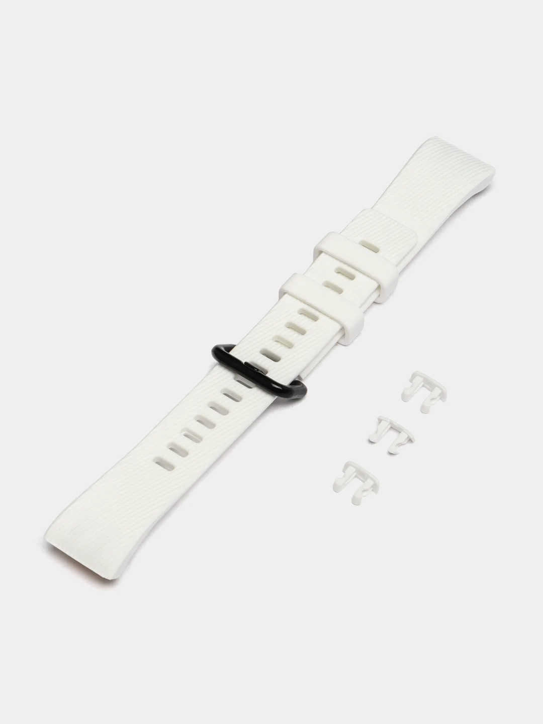 Белый силиконовый ремешок для Huawei Band 3 / 3 pro / 4 pro