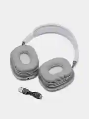 Белый беспроводные наушники P9 Bluetooth 5.0 с микрофоном, FM SD Mp3