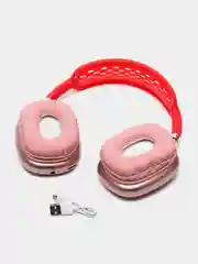 Красный беспроводные наушники P9 Bluetooth 5.0 с микрофоном, FM SD Mp3