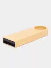 Золотой флешка USB 2.0, 5 объёмов, металлическая