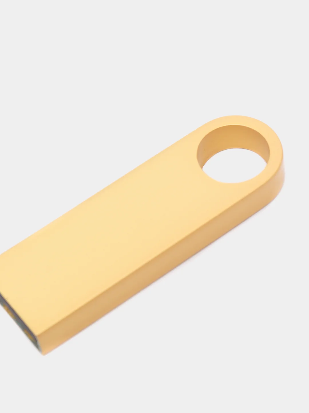 Золотой флешка USB 2.0, 5 объёмов, металлическая