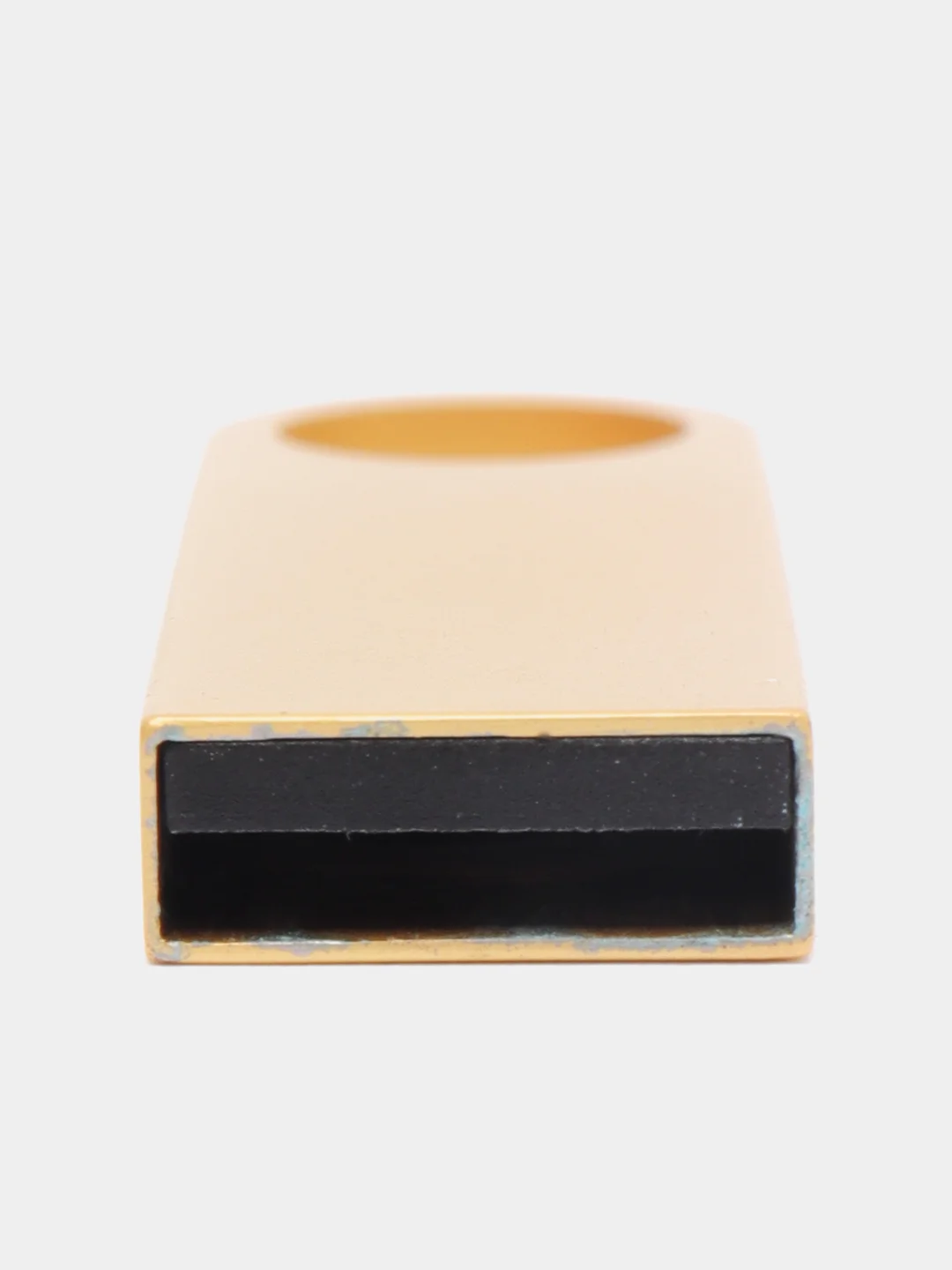 Золотой флешка USB 2.0, 5 объёмов, металлическая