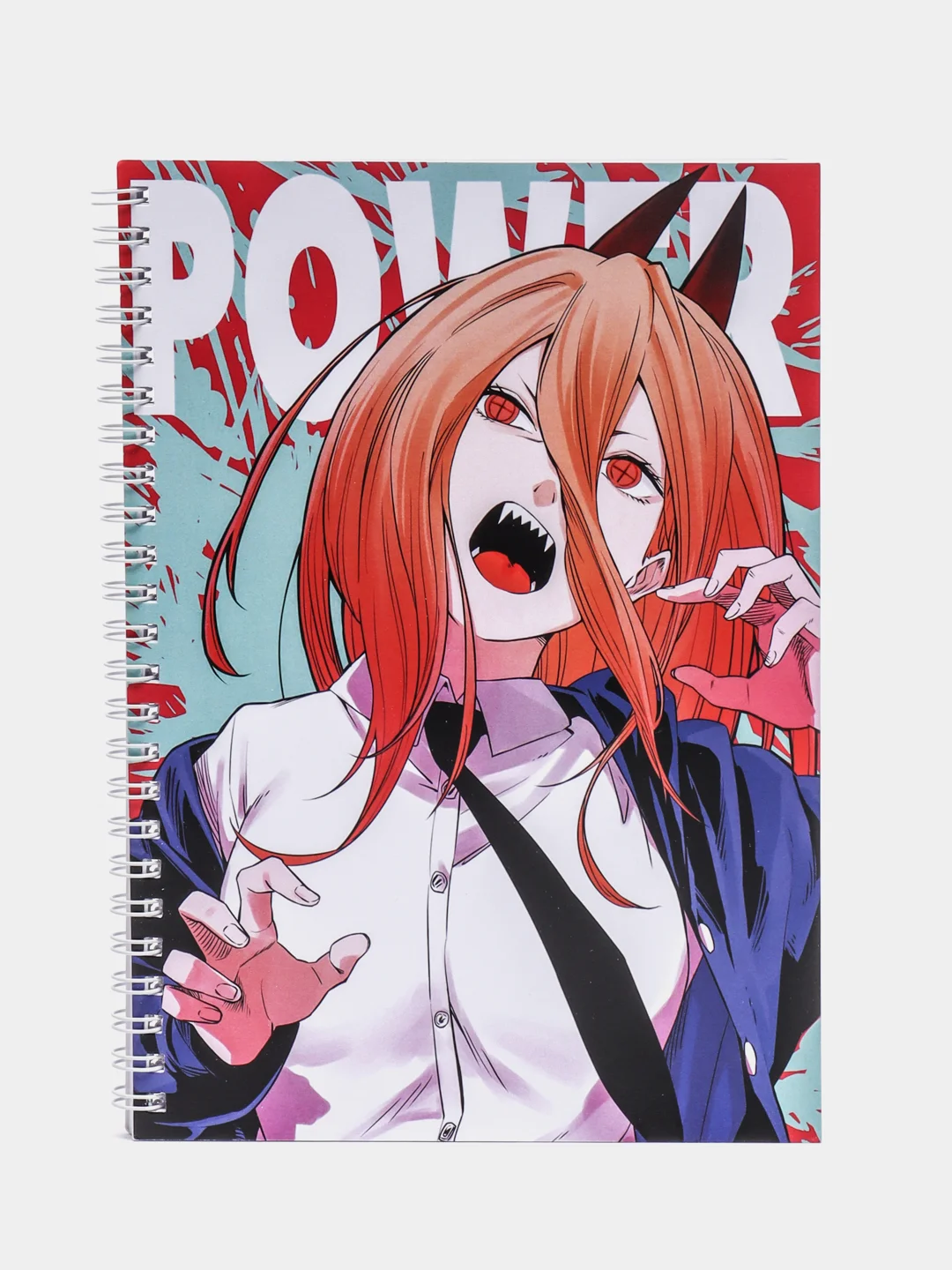 Голубой скетчбук по аниме "Человек-бензопила" (Chainsaw Man), А5