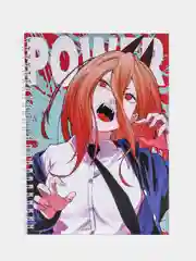 Голубой скетчбук по аниме "Человек-бензопила" (Chainsaw Man), А5