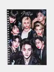 Лайм скетчбук Stray Kids, K-pop