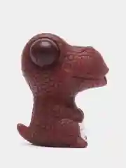 Коричневый игрушка-антистресс Динозавр с глазами Нажми на меня