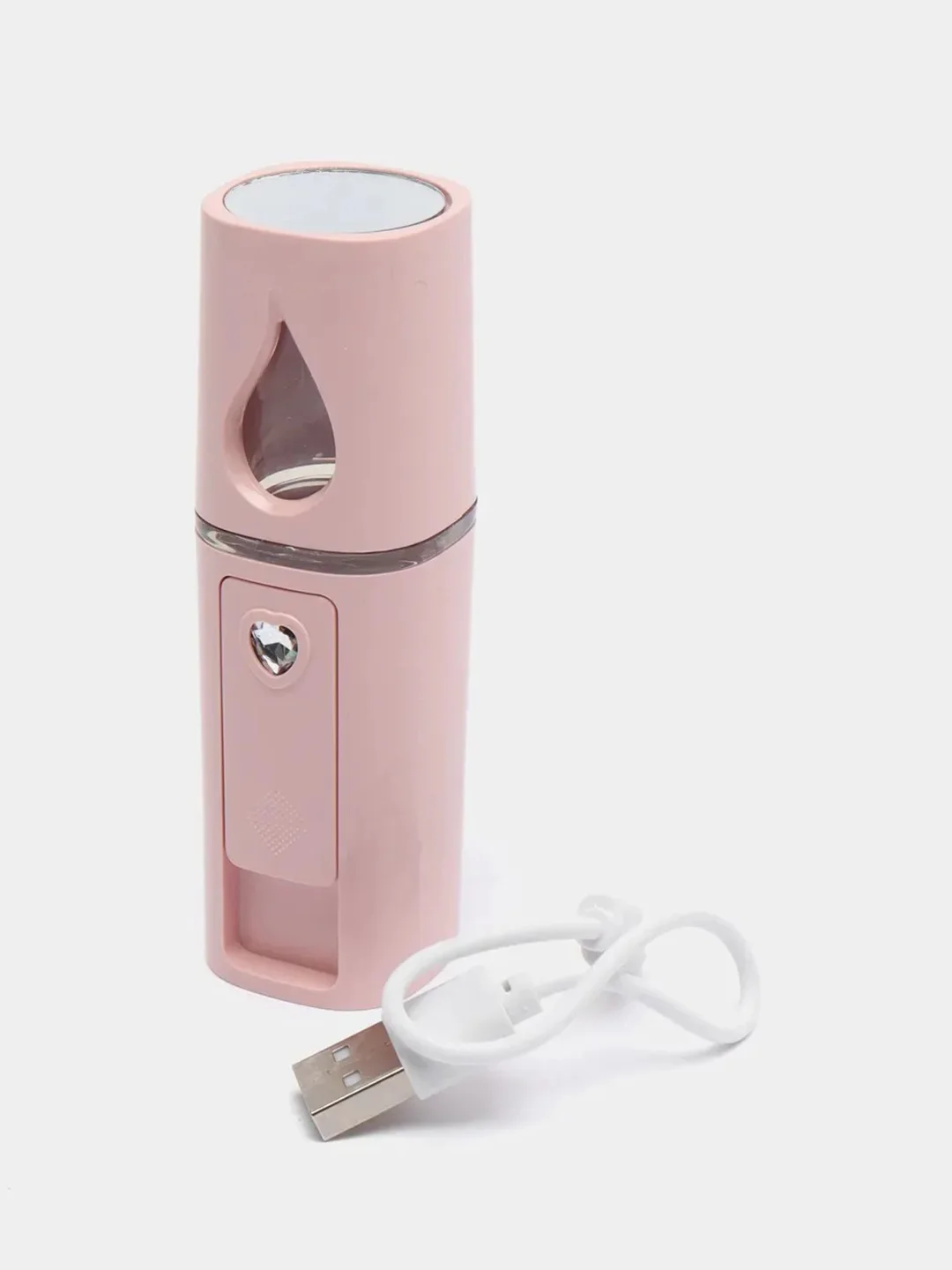 Вишнёвый портативный увлажнитель воздуха, заряжаемый через USB-порт