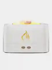 Белый увлажнитель аромадиффузор с эффектом пламени Flame Aroma Diffuser