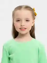 Горчичный заколки-бантики на зажиме, 2 штуки