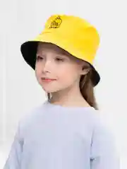 Горчичный панама детская, двусторонняя