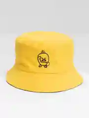 Горчичный панама детская, двусторонняя