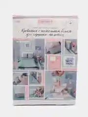 Бордовый набор мебели своими руками, для домика интерьерных кукол