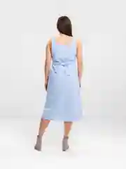 Голубой платье женское
