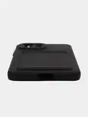 Черный чехол силиконовый для Xiaomi Mi 11 Lite, (Сяоми Ми 11 Лайт), с карман для карт, прозрачный