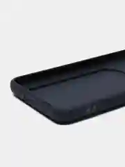Темно-синий чехол силиконовый для Xiaomi Mi 11 Lite, (Сяоми Ми 11 Лайт), с карман для карт, прозрачный