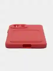 Коралловый чехол силиконовый для Xiaomi Mi 11 Lite, (Сяоми Ми 11 Лайт), с карман для карт, прозрачный