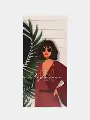 Аметистовый конверт-открытка для денег подарочный
