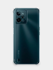 Чехол Realme C31 (Реалми С31), прозрачный, силиконовый, противоударный