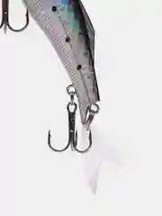 Серый металлик раттлин Columbia Fintail Vibe, 80 мм