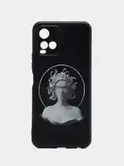 Карамельный силиконовый чехол для Vivo Y33s / Y21 2021, с принтом, с рисунком (Виво У33С / у21 2021)