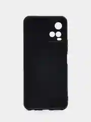 Серебряный силиконовый чехол для Vivo Y33s / Y21 2021, с принтом, с рисунком (Виво У33С / у21 2021)