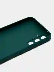 Тёмно-зелёный чехол для Samsung Galaxy A34 5G (Самсунг Галакси А34 5 джи), силиконовый, матовый