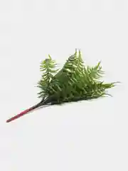 Желтый папоротник искусственный, куст, силикон