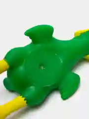 Зеленый резиновая игрушка - пищалка для собак