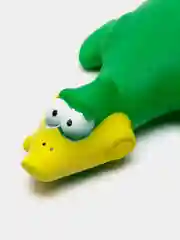Зеленый резиновая игрушка - пищалка для собак