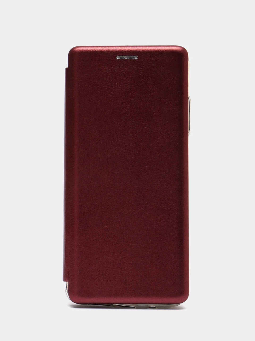 Бордовый чехол-книжка на Xiaomi Redmi K30 / Poco X2, из экокожи, с карманом для карт