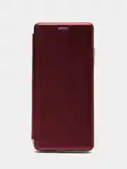 Бордовый чехол-книжка на Xiaomi Redmi K30 / Poco X2, из экокожи, с карманом для карт