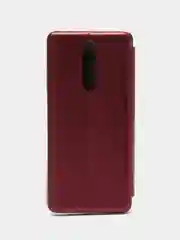 Бордовый чехол-книжка на Xiaomi Redmi K30 / Poco X2, из экокожи, с карманом для карт