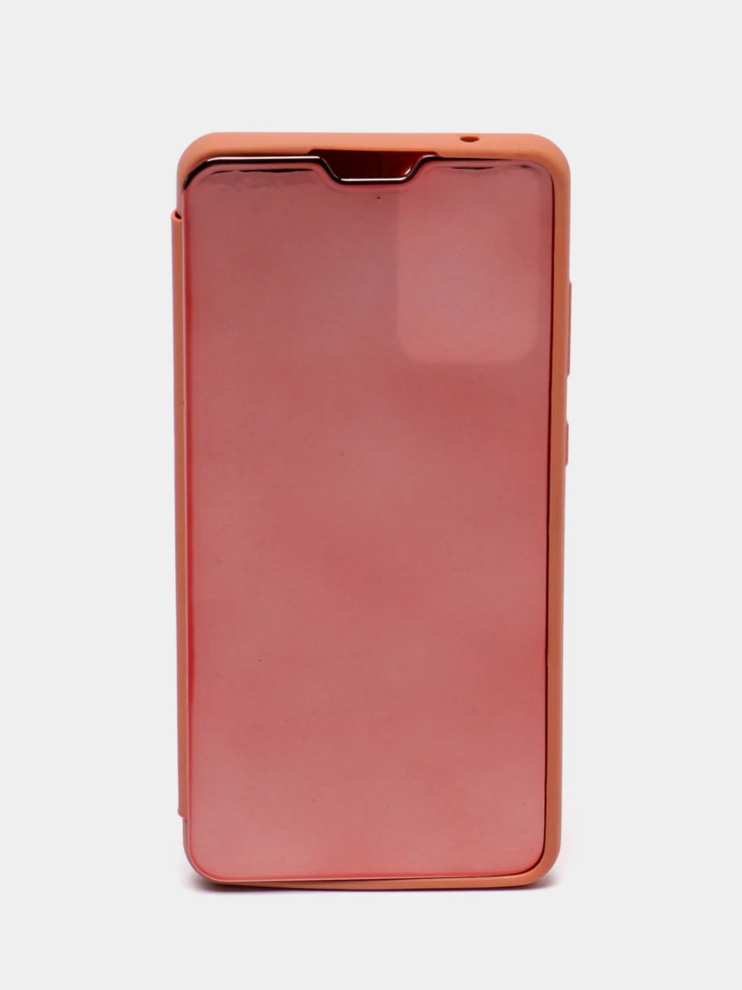 Коралловый чехол-книжка с прозрачным окном Samsung A01/A02/A10/A11/A20/A40/A50/A51/A52/A70/A71/A72