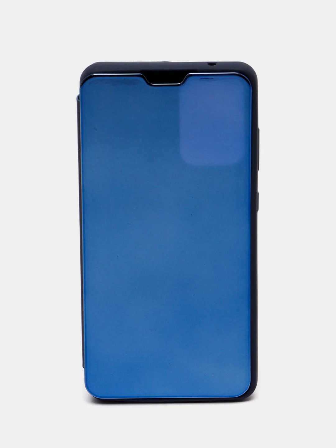 Темно-синий чехол-книжка с прозрачным окном Samsung A01/A02/A10/A11/A20/A40/A50/A51/A52/A70/A71/A72