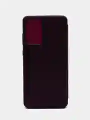 Фиолетовый чехол-книжка с прозрачным окном Samsung A01/A02/A10/A11/A20/A40/A50/A51/A52/A70/A71/A72