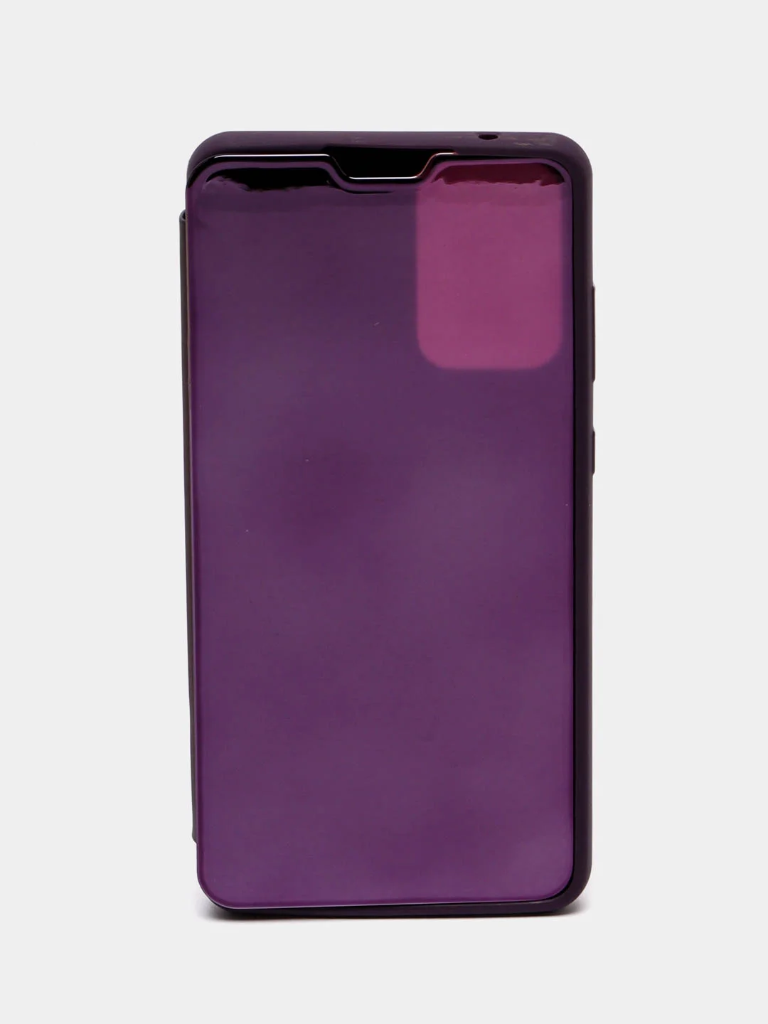 Фиолетовый чехол-книжка с прозрачным окном Samsung A01/A02/A10/A11/A20/A40/A50/A51/A52/A70/A71/A72