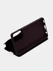 Фиолетовый чехол-книжка с прозрачным окном Samsung A01/A02/A10/A11/A20/A40/A50/A51/A52/A70/A71/A72