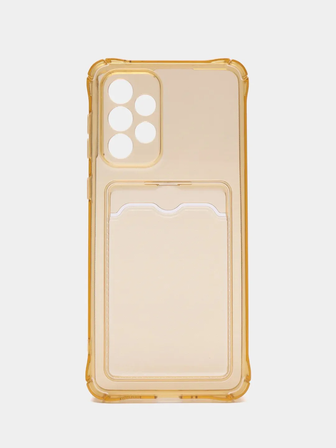 Золотой чехол с карманом для карт Samsung Galaxy A13 A23 A33 A53 A73 A51 A52 A71 A72 A12 A22 A32