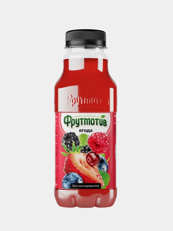 Напиток сокосодержащий Фрутмотив со вкусом ягодного микса, негазированный, 0,5 л