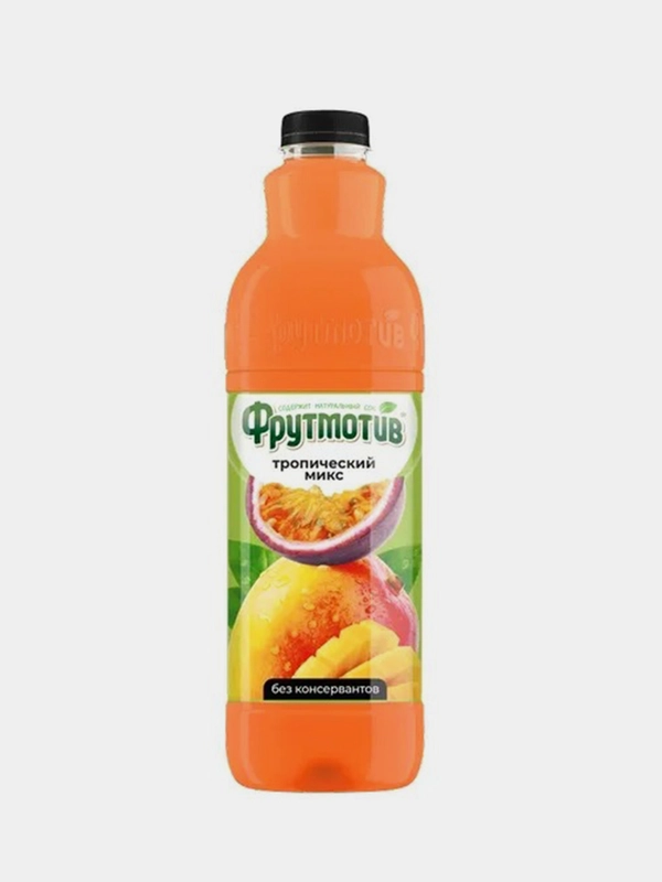 Напиток сокосодержащий Фрутмотив со вкусом Тропический микс, негазированный, 1,5л