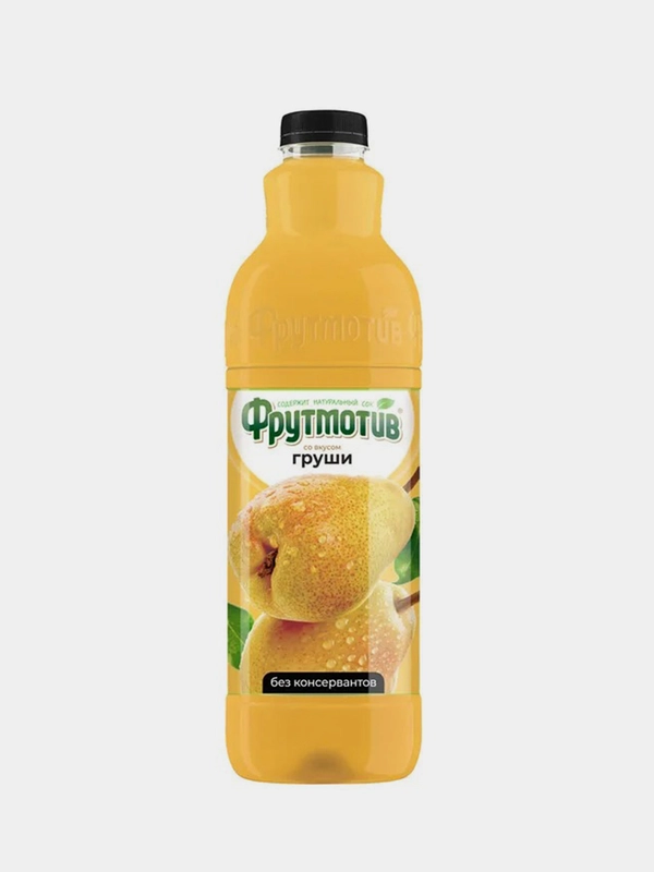 Напиток сокосодержащий Фрутмотив со вкусом груши, негазированный, 1,5л